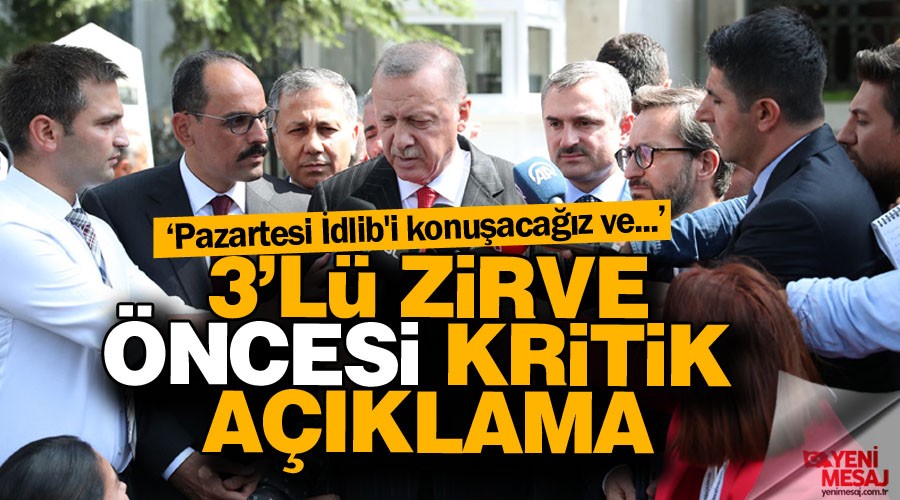 Erdo�an'dan kritik �dlib a��klamas�!