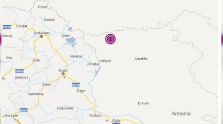 Ermenistan'da 5.3 byklnde deprem oldu