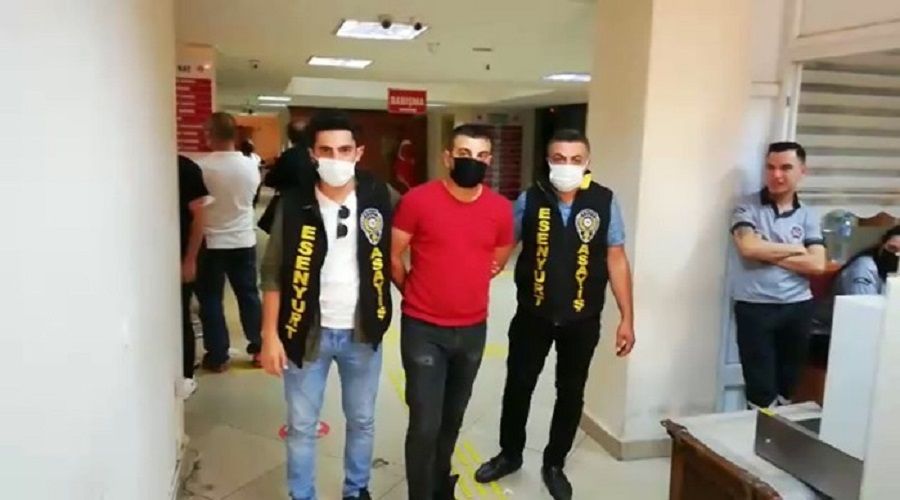 E�ini ka��ran zanl� tutukland�