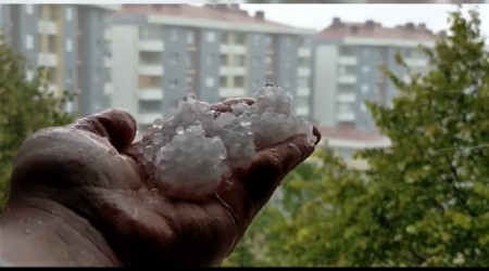 Eskiehir'de yamur ve dolu ya hayat fel etti