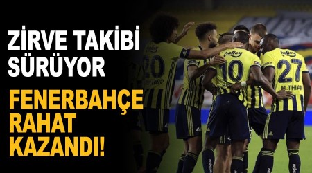 Fenerbahçe Kadıköy'de rahat kazandı