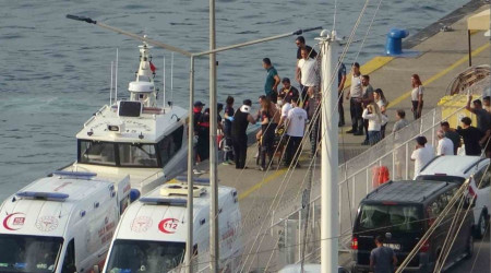 Fethiye'de yük gemisinde patlama: 4 yaralı