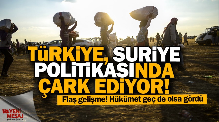 Fla� geli�me! Ankara'dan Suriye �ark�