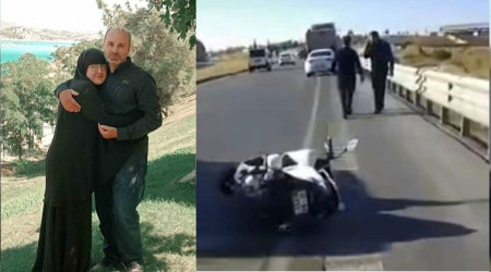 Gaziantep'te karı koca motosiklet kazasında hayatını kaybetti