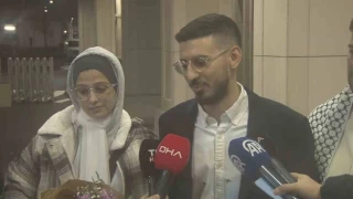 Gazze'den tahliye edilen Türk vatandaşları İstanbul'a getirildi