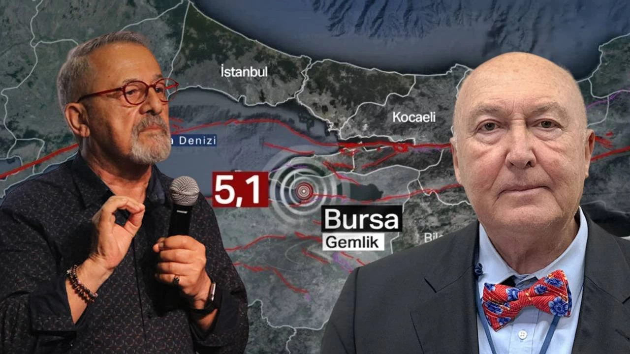 Gemlik'teki 5.1'lik deprem sonrası Naci Görür ve. Ahmet Ercan'dan açıklama: Bu deprem öncüdür 