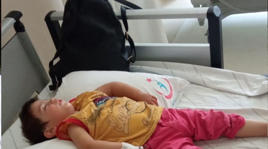 Gerc��'te ila� i�en �ocuk zehirlendi