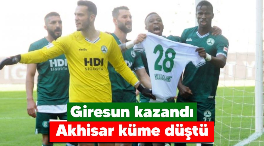 Giresun kazand�, Akhisar k�me d��t� 