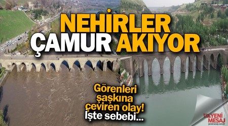 Güneydoğu'da nehirler çamur akıyor