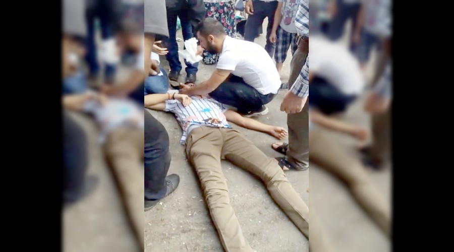 Halk otob�s� kald�r�mdakileri ezdi