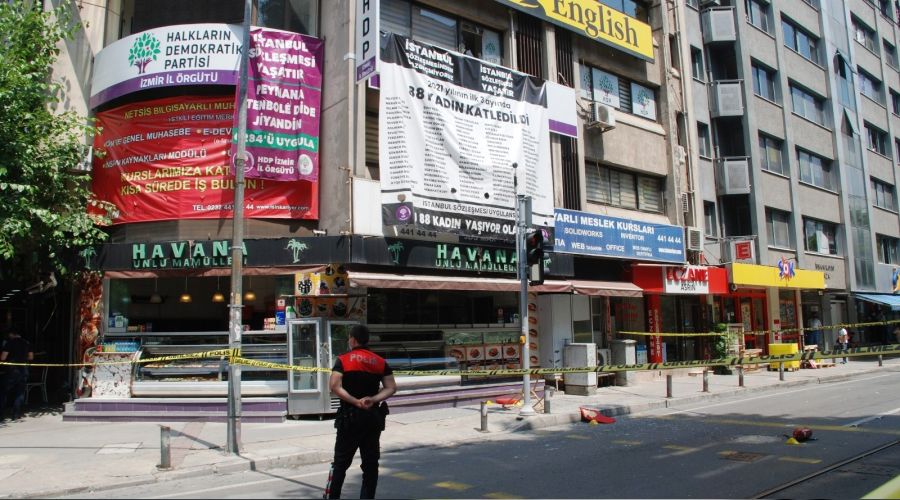 HDP �zmir il binas�nda silah sesleri: 1 �l�