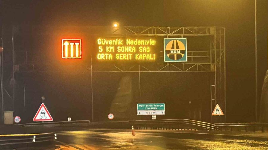 Heyelan riski nedeniyle trafiğe kapanan Bolu Dağı Tüneli'nde son durum