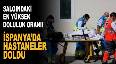 spanya'da hastaneler doldu