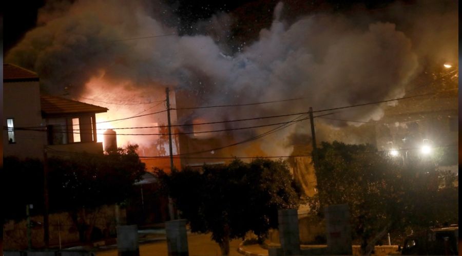 �srail bir Filistinlinin evini havaya u�urdu