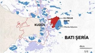 �srail'in i�gal alt�ndaki Do�u Kud�s'te E1 projesi kapsam�nda 1234 konutluk ihale a�t��� bildirildi