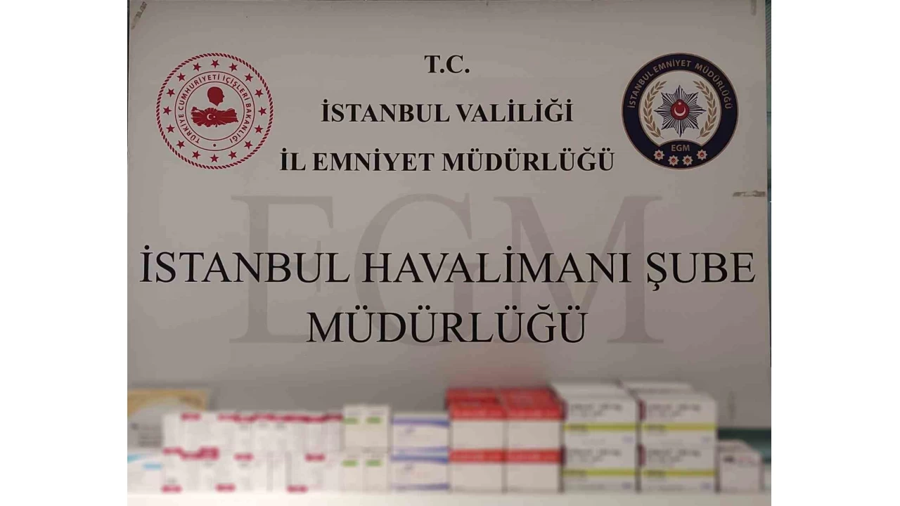 İstanbul Havalimanı'nda 12 milyon TL'lik kaçak ilaç operasyonu