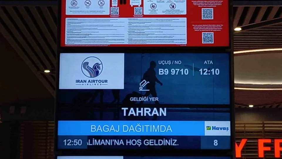 �stanbul Havaliman�'nda �ran u�u�lar� yeniden ba�lad�