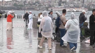 �stanbul'da beklenen ya��� Anadolu Yakas�'nda etkili oldu