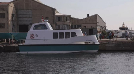 İstanbul'da deniz taksiler suya indi
