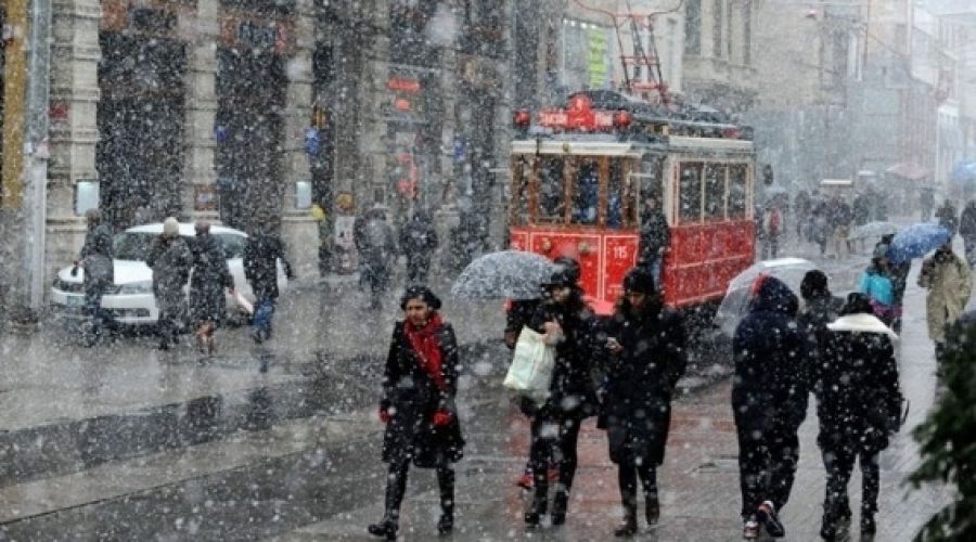 İstanbul'da yoğun kar yağışı bekleniyor