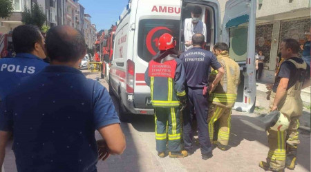 İtfaiye eri yüksekten düştü