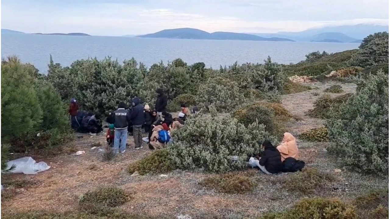 İzmir'de 120 kaçak göçmen yakalandı