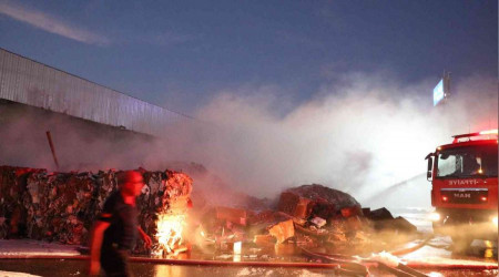 Kahramanmaraş'ta fabrika yangını