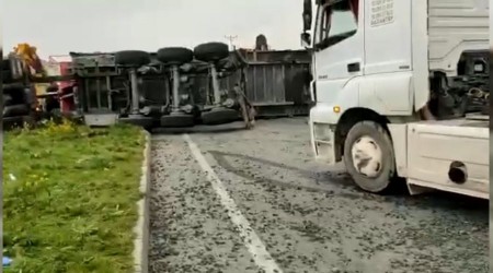 Kahramanmaraş'ta tır tıra çarptı