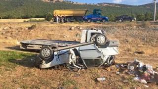 Kahramanmara'ta trafik kazas: Src ld, ei ar yaraland