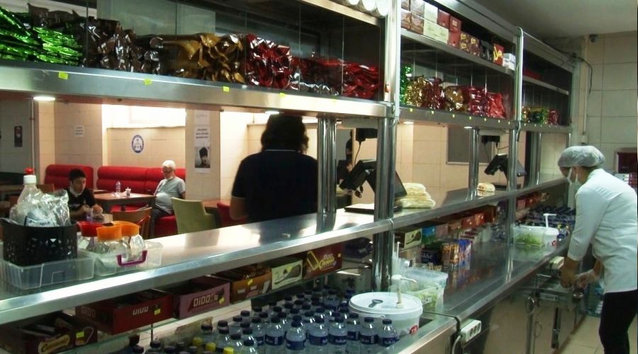 Kantinlerde pandemi tedbirleri artırıldı