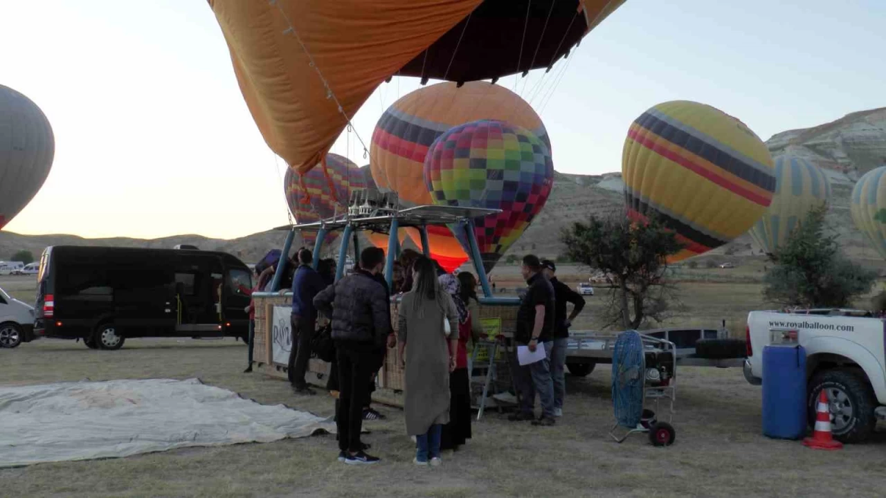 Kapadokya'da balon turlar� iptal edildi