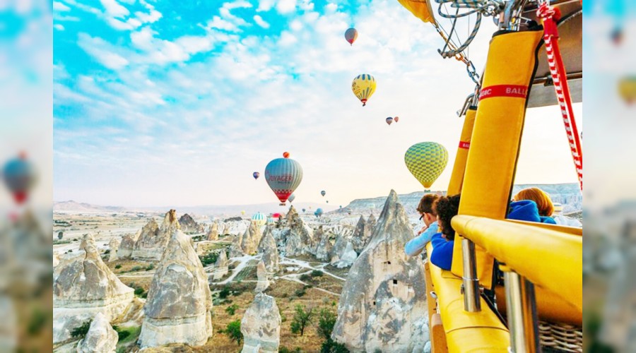 Kapadokya'da turist rekoru