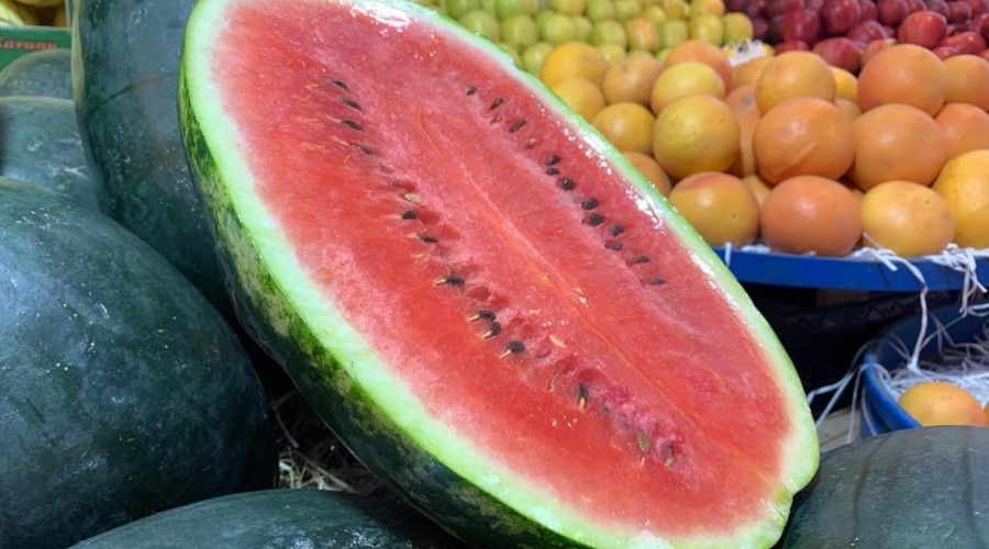 Karpuz tezgahlara d��t� 