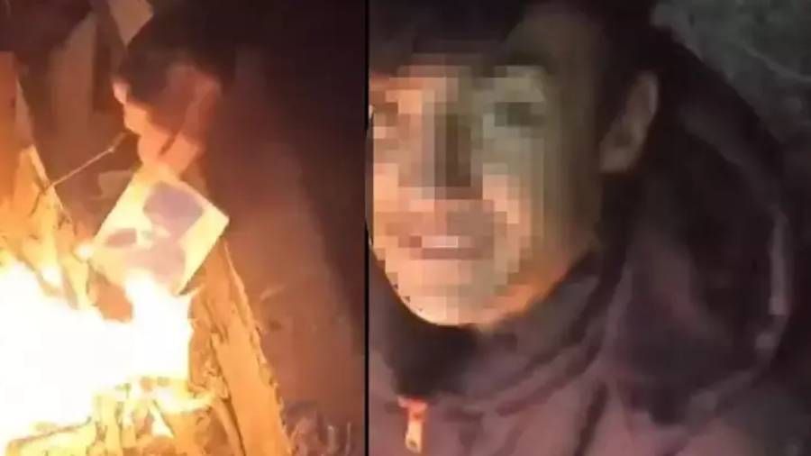 Kayseri'de Atatürk'ün fotoğrafını 'sevap' diye yakan liseli 4 genç tutuklandı