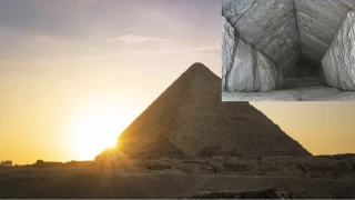 Keops Piramidi'nde gizli koridor kefi doruland!