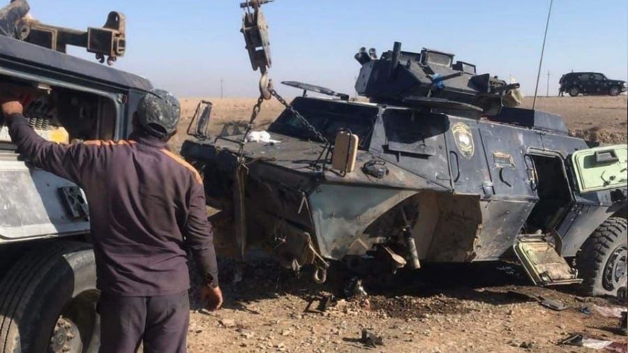 Kerkük'te polis aracına bombalı saldırı: 9 ölü, 2 yaralı