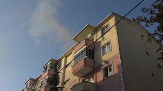 Kırklareli'nde çatı katında yangın: 1 yaralı