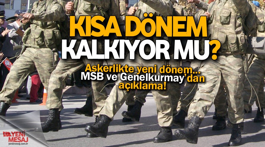 K�sa d�nem askerlik kald�r�l�yor !