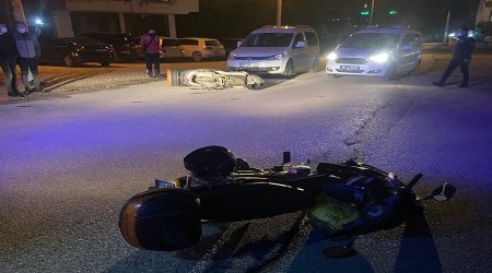 Kısıtlamada kuryeler çarpıştı