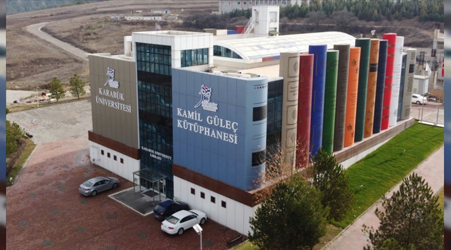 Kitap tasarımlı kütüphane