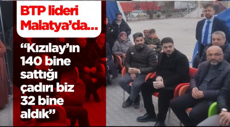 “Kızılay’ın 140 bine sattığı çadırı biz 32 bine aldık”