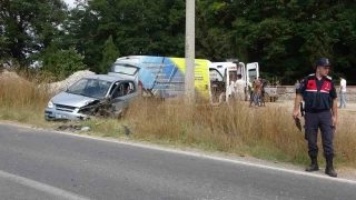 Kocaeli'de otomobiller arpt: 2'si ocuk 8 yaral