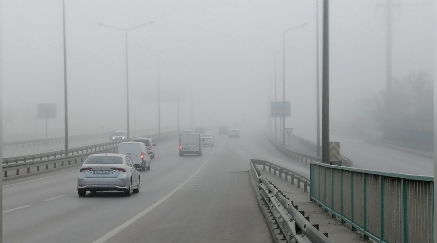 Kocaeli'nde yoğun sis etkili oluyor