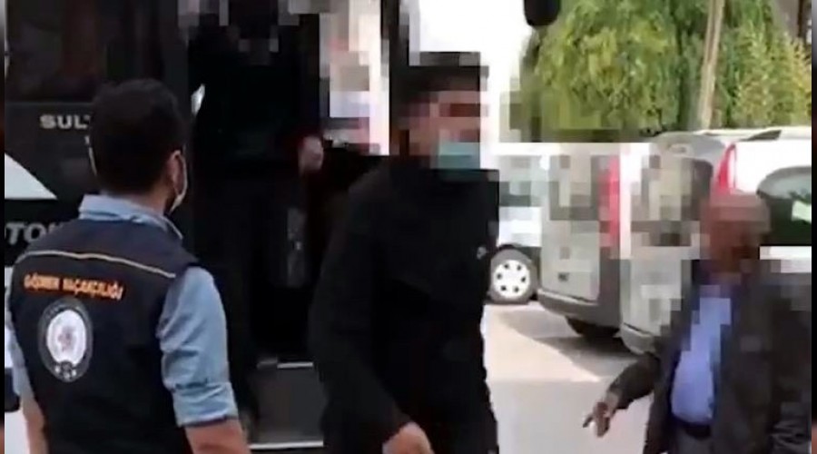 Konya'da 64 ka�ak g��men yakaland�