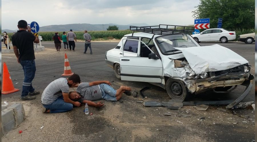 Kozan'da trafik Kazası: 5 yaralı