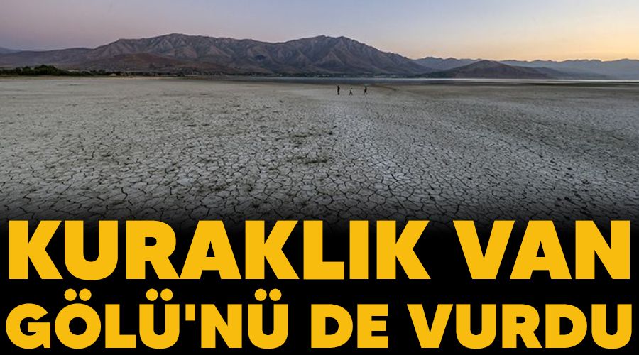 Kuraklık Van Gölü'nü de vurdu