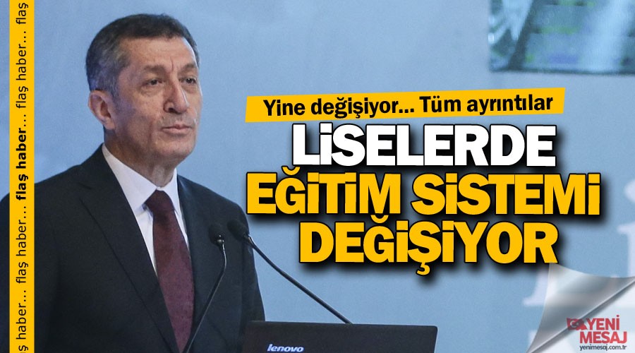 Liselerde eitim sistemi deiiyor