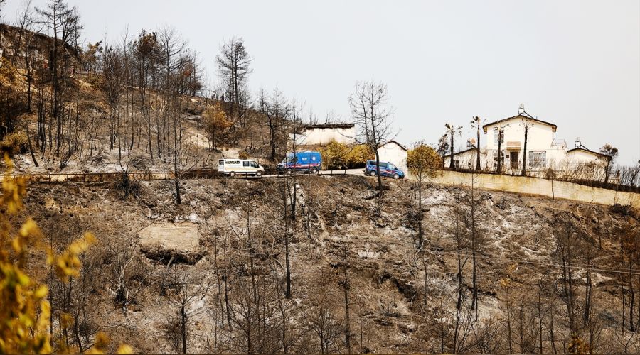 Manavgat'taki yangınında ölü bulunan çiftin kimlikleri belirlendi