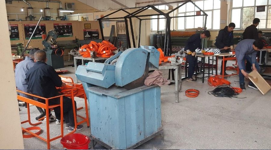 Mardin'de meslek liseleri üretim merkezlerine dönüşüyor