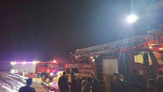 Mardin'de mısır kurutma tesisinde çıkan yangın söndürüldü